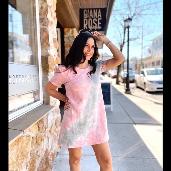 BB Dakota x Steve Madden Cosmic Girl Terry Mini Sweatshirt Dress. Size small - Picture 3 of 9